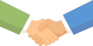 握手するイラスト