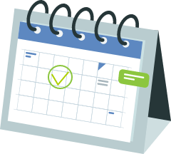 カレンダーのイラスト